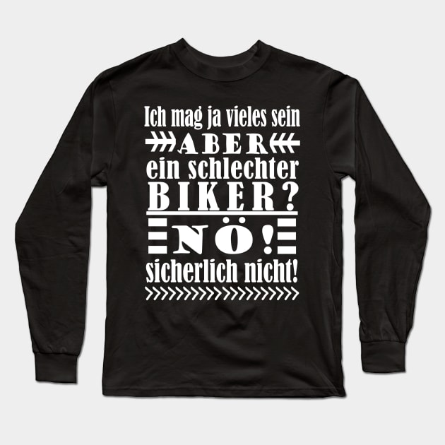 Biken Mountainbike Downhill Spruch Long Sleeve T-Shirt by FindYourFavouriteDesign